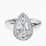 Anna Hidden Accents Halo Lab Diamond Engagement Ring in 10kt White Gold