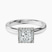 Pre-Designed 10kt White Gold Anna Hidden Accents Halo Lab Diamond Ring
