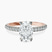 Pre-Designed 10kt Rose Gold Serena Eternity Lab Diamond Ring