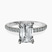 Serena Eternity Lab Diamond Engagement Ring in 10kt White Gold