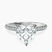 Serena Eternity Lab Diamond Engagement Ring in 10kt White Gold