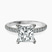 Serena Eternity Lab Diamond Engagement Ring in 10kt White Gold