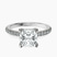 Serena Eternity Lab Diamond Engagement Ring in 10kt White Gold