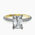 Serena Eternity Lab Diamond Engagement Ring in 10kt Yellow Gold