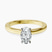 Pre-Designed 14kt Yellow Gold Mystic Secret Halo Lab Diamond Ring