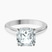 Pre-Designed 18ct White Gold Siran Secret Halo Lab Diamond Ring