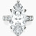Pre-Designed Platinum Adele Side Stone Lab Diamond Ring