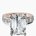 Pre-Designed 10kt Rose Gold Madeline Full Eternity Lab Diamond Ring