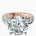 Pre-Designed 14kt Rose Gold Madeline Full Eternity Lab Diamond Ring