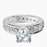Madeline Full Eternity Lab Diamond Engagement Ring in 9ct White Gold
