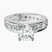Madeline Full Eternity Lab Diamond Engagement Ring in 9ct White Gold