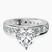 Madeline Full Eternity Lab Diamond Engagement Ring in 9ct White Gold
