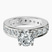 Pre-Designed 10kt White Gold Madeline Full Eternity Lab Diamond Ring