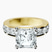 Pre-Designed 10kt Yellow Gold Alfreda Half Eternity Lab Diamond Ring