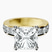 Pre-Designed 10kt Yellow Gold Alfreda Half Eternity Lab Diamond Ring