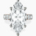 Pre-Designed 14kt Rose Gold Celeste Side Oval Lab Diamond Eternity Ring