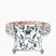 Pre-Designed 10kt Rose Gold Celeste Side Oval Lab Diamond Eternity Ring