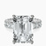 Pre-Designed Platinum Celeste Side Oval Lab Diamond Eternity Ring