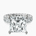 Pre-Designed 18kt White Gold Celeste Side Oval Lab Diamond Eternity Ring