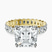 Pre-Designed 10kt Yellow Gold Celeste Side Oval Lab Diamond Eternity Ring