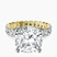 Pre-Designed 14kt Yellow Gold Celeste Side Oval Lab Diamond Eternity Ring