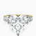Pre-Designed 10kt Yellow Gold Celeste Side Oval Lab Diamond Eternity Ring
