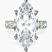Pre-Designed 18kt Yellow Gold Celeste Side Oval Lab Diamond Eternity Ring