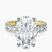 Pre-Designed 10kt Yellow Gold Celeste Side Oval Lab Diamond Eternity Ring