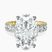 Pre-Designed 18kt Yellow Gold Celeste Side Oval Lab Diamond Eternity Ring