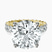 Pre-Designed 10kt Yellow Gold Celeste Side Oval Lab Diamond Eternity Ring
