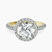 Pre-Designed 14ct Yellow Gold Anastasia Halo Lab Diamond Ring