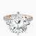 Pre-Designed 18kt Rose Gold Sara Tapered Eternity Lab Diamond Ring