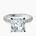 Pre-Designed 10kt White Gold Sara Tapered Eternity Lab Diamond Ring