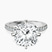 Pre-Designed 10kt White Gold Sara Tapered Eternity Lab Diamond Ring