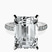 Pre-Designed 10kt White Gold Sara Tapered Eternity Lab Diamond Ring