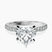 Pre-Designed 9ct White Gold Sara Tapered Eternity Lab Diamond Ring