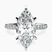 Pre-Designed 10kt White Gold Sara Tapered Eternity Lab Diamond Ring