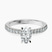Pre-Designed 10kt White Gold Sara Tapered Eternity Lab Diamond Ring