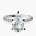 Pre-Designed 10kt White Gold Sara Tapered Eternity Lab Diamond Ring