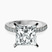 Pre-Designed Platinum Sara Tapered Eternity Lab Diamond Ring