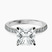 Pre-Designed Platinum Sara Tapered Eternity Lab Diamond Ring