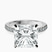 Pre-Designed Platinum Sara Tapered Eternity Lab Diamond Ring