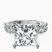 Pre-Designed Platinum Danica Side Oval Lab Diamond Eternity Ring