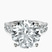 Pre-Designed 10kt White Gold Danica Side Oval Lab Diamond Eternity Ring