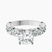 Pre-Designed 9ct White Gold Lillian Side Oval Lab Diamond Eternity Ring