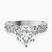 Pre-Designed 9ct White Gold Lillian Side Oval Lab Diamond Eternity Ring