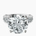 Pre-Designed 10kt White Gold Lillian Side Oval Lab Diamond Eternity Ring