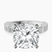 Pre-Designed 10kt White Gold Cheryl Side Stone Lab Diamond Ring