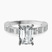 Cheryl Side Stone Lab Diamond Engagement Ring in 10kt White Gold