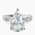 Pre-Designed 10kt White Gold Cheryl Side Stone Lab Diamond Ring